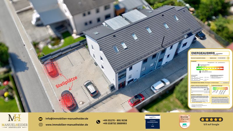 ***Neuwertige Eigentumswohnung | Energieeffizient | Moderne Ausstattung | Stellplätze inklusive